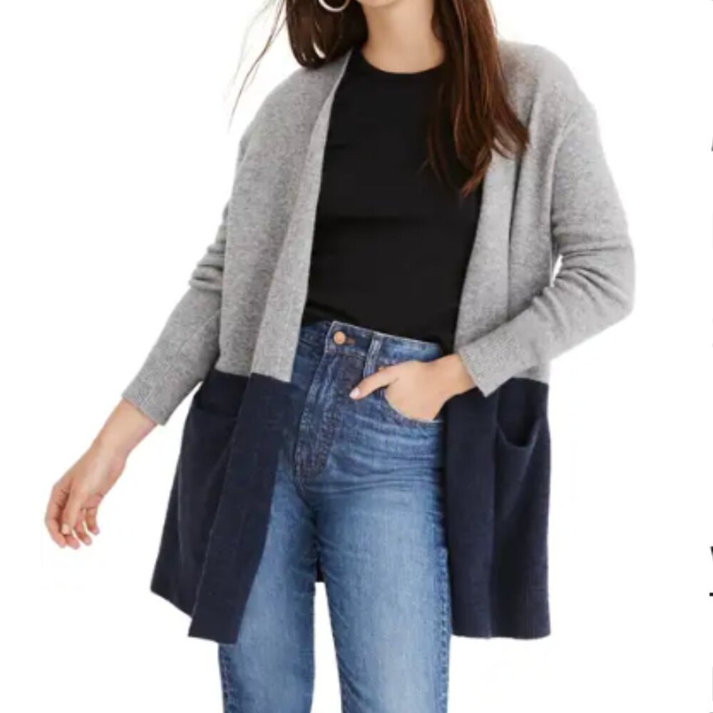 Madewell Ryder Colorblock Cardigan